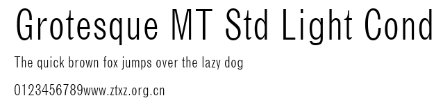Grotesque MT Std Light Cond.ttf