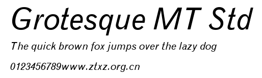 Grotesque MT Std.ttf