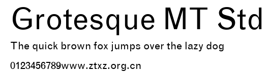 Grotesque MT Std.ttf