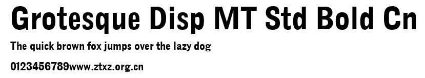 Grotesque Disp MT Std Bold Cn.ttf