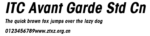 ITC Avant Garde Std Cn.ttf