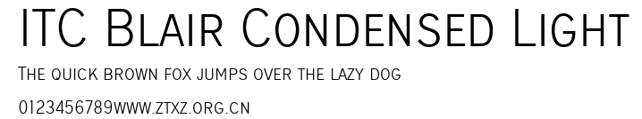 ITC Blair Condensed Light.ttf