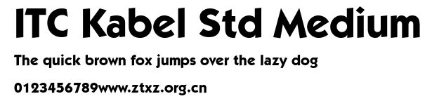 ITC Kabel Std Medium.ttf