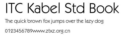 ITC Kabel Std Book.ttf