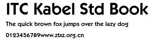 ITC Kabel Std Book.ttf