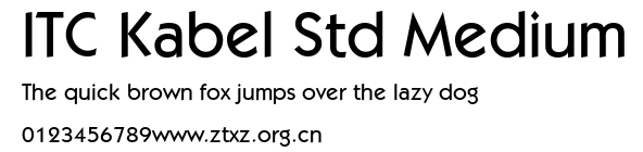 ITC Kabel Std Medium.ttf