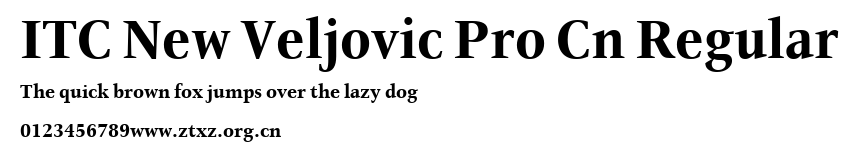 ITC New Veljovic Pro Cn Regular.ttf