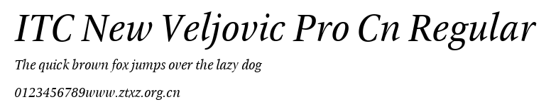 ITC New Veljovic Pro Cn Regular.ttf