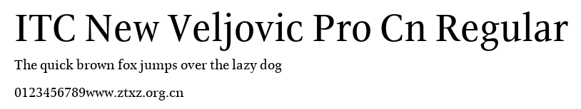 ITC New Veljovic Pro Cn Regular.ttf