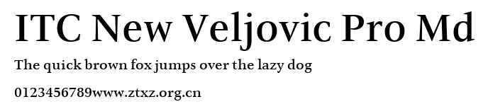 ITC New Veljovic Pro Md.ttf
