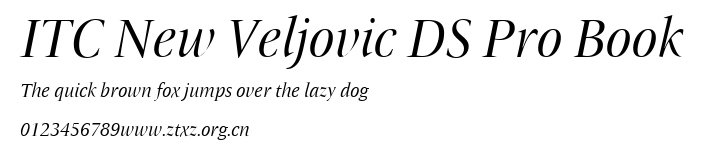 ITC New Veljovic DS Pro Book.ttf