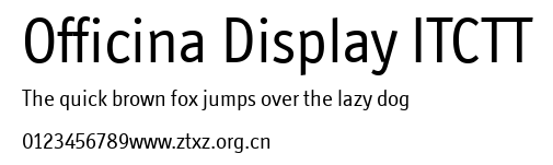 Officina Display ITCTT.ttf