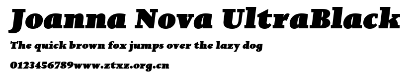 Joanna Nova UltraBlack.ttf