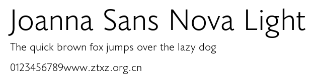 Joanna Sans Nova Light.ttf