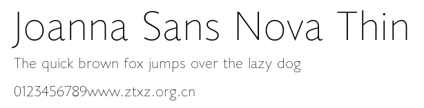 Joanna Sans Nova Thin.ttf