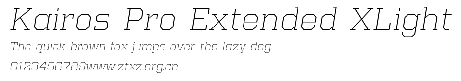 Kairos Pro Extended XLight.ttf