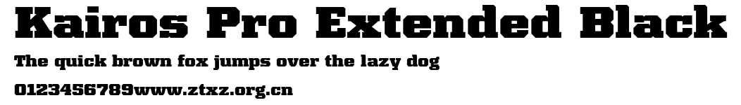 Kairos Pro Extended Black.ttf