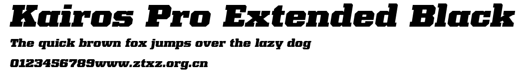 Kairos Pro Extended Black.ttf
