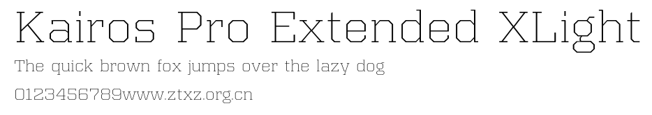 Kairos Pro Extended XLight.ttf