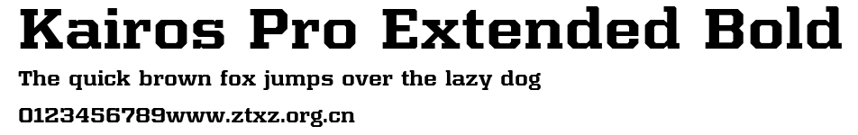 Kairos Pro Extended Bold.ttf