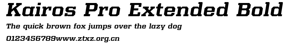 Kairos Pro Extended Bold.ttf