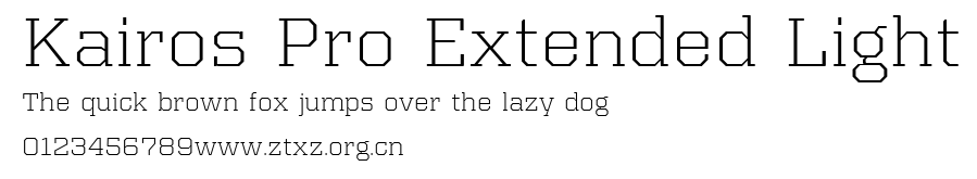 Kairos Pro Extended Light.ttf