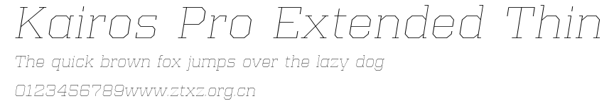 Kairos Pro Extended Thin.ttf