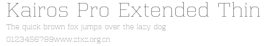 Kairos Pro Extended Thin.ttf