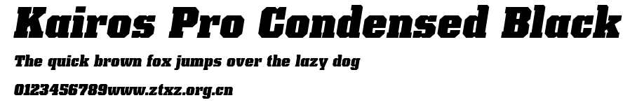 Kairos Pro Condensed Black.ttf