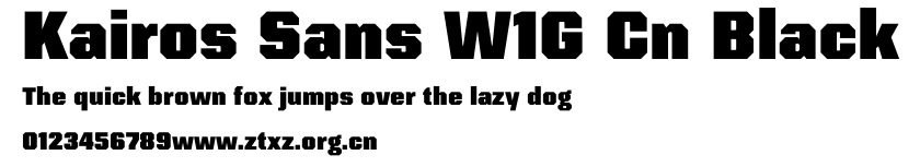 Kairos Sans W1G Cn Black.ttf