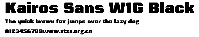 Kairos Sans W1G Black.ttf
