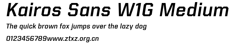 Kairos Sans W1G Medium.ttf