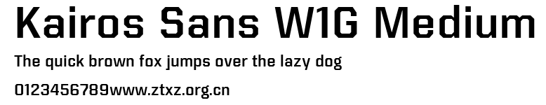Kairos Sans W1G Medium.ttf