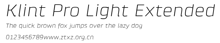 Klint Pro Light Extended.ttf