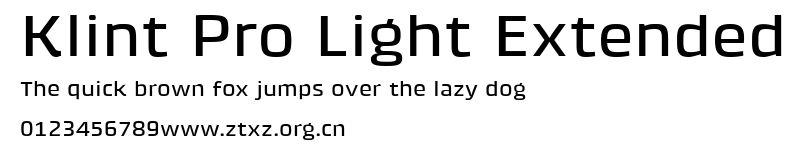 Klint Pro Light Extended.ttf