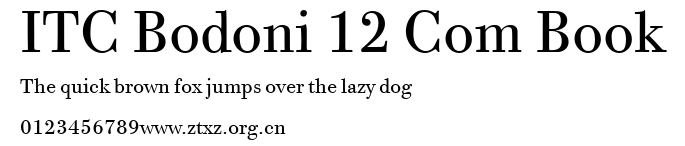 ITC Bodoni 12 Com Book.ttf