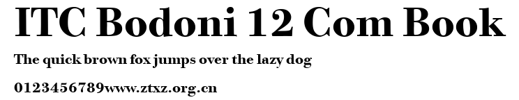 ITC Bodoni 12 Com Book.ttf
