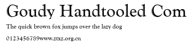 Goudy Handtooled Com.ttf
