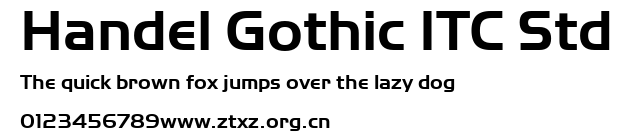 Handel Gothic ITC Std.ttf