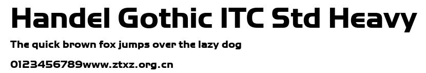 Handel Gothic ITC Std Heavy.ttf
