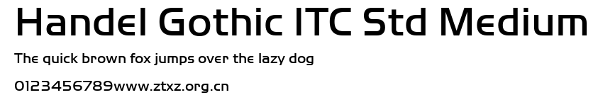 Handel Gothic ITC Std Medium.ttf