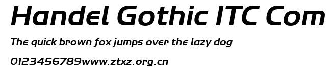 Handel Gothic ITC Com.ttf