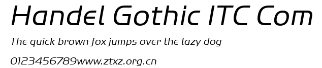 Handel Gothic ITC Com.ttf