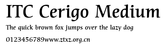 ITC Cerigo Medium.ttf