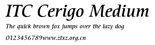 ITC Cerigo Medium.ttf