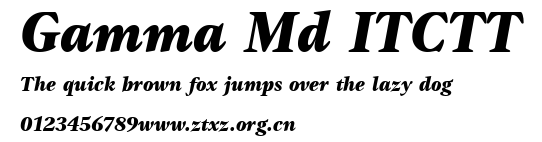 Gamma Md ITCTT.ttf