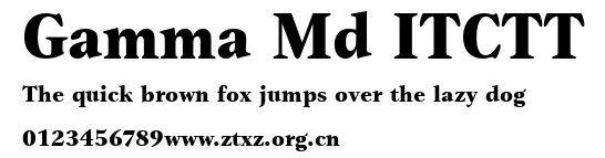 Gamma Md ITCTT.ttf