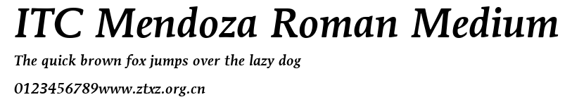 ITC Mendoza Roman Medium.ttf