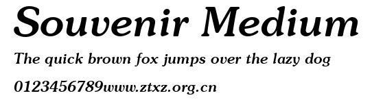 Souvenir Medium.ttf