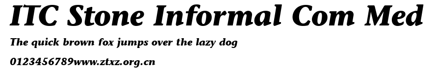 ITC Stone Informal Com Med.ttf